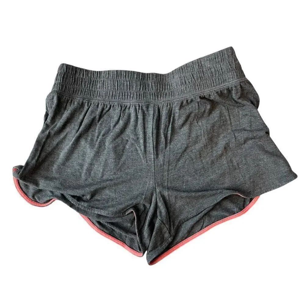 Jasmine & Ginger Woman’s Gray Small Pull On Running Shorts Modal Spandex New